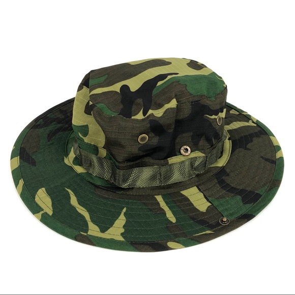 camo jungle hat
